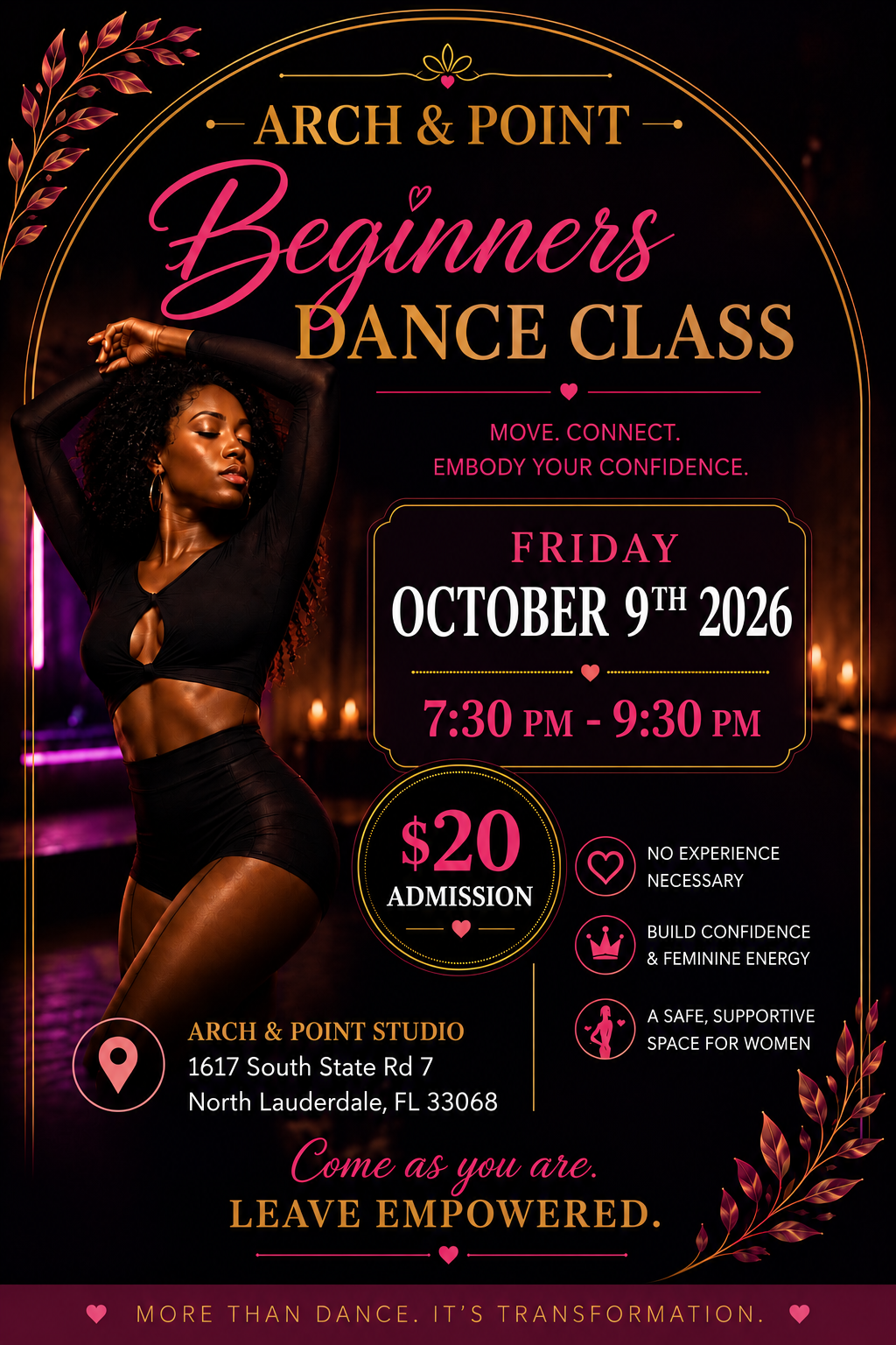 Arch & Point Beginners Dance Class