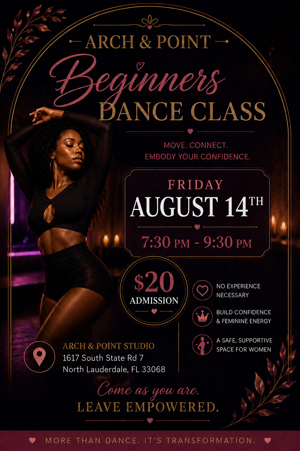 Arch & Point Beginners  Dance Class