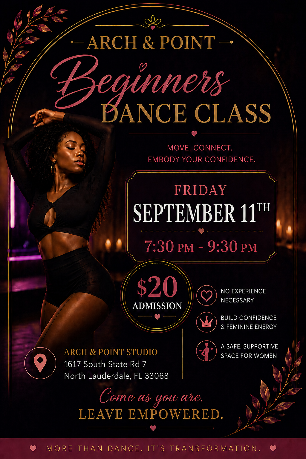 Arch & Point Beginners  Dance Class