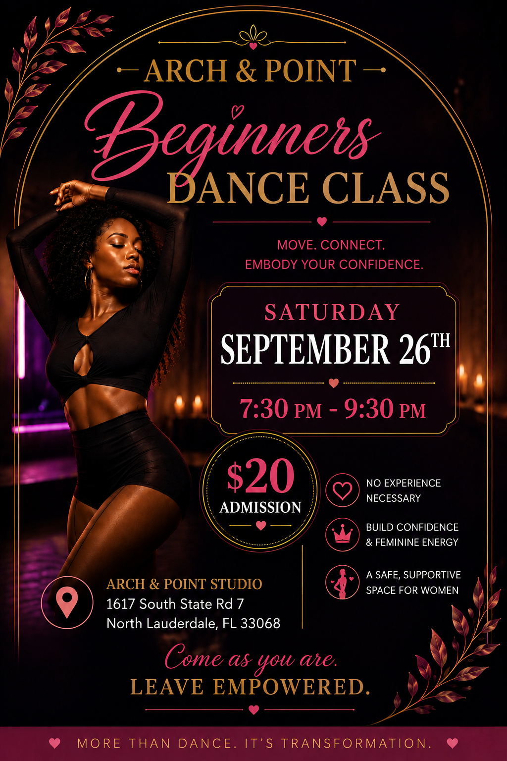 Arch & Point Beginners  Dance Class