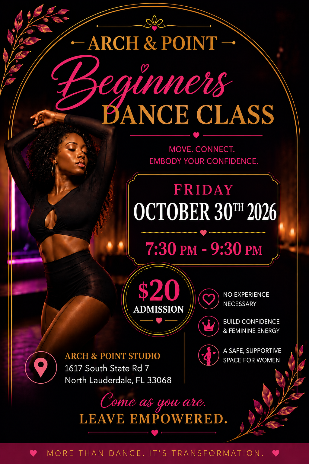 Arch & Point Beginners  Dance Class